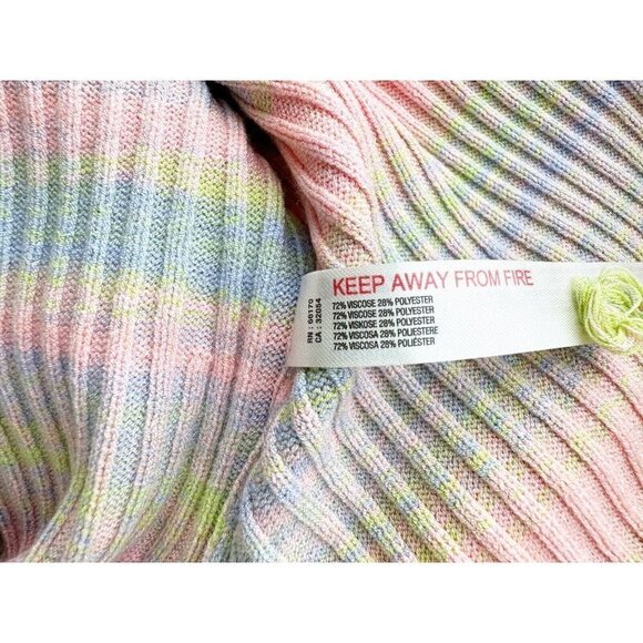 NWT Anthropologie Sweater Dress L Maxi Rainbow - Picture 11 of 11